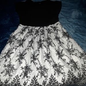Black and white Dress